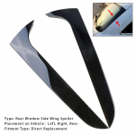 L&auml;ikiv must paar tagaklaasi k&uuml;ljetiiva spoiler A4 B8 Avant 09-16 jaoks