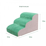 Lemmikloomitrepid ja kaldtee: Eemaldatavad, Pestavad Vahtast Astmed Kassidele ja Koertele, Ideaalne Voodite ja Diivanite jaoks