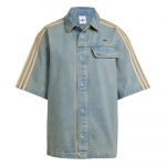 Adidas Originals Essentials Denim s&auml;rk l&uuml;hikeste varrukatega Moodne Lihtne Trendikas Mitmek&uuml;lgne Naiste pluusid JY2871 M
