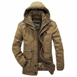 Br&auml;ndi r&otilde;ivad talvejoped Meeste mantlid Military lambavillane jope T&uuml;kk Parka jope Sinine Khaki Army Green XXXL
