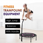 Siseruumides 40  treening-fitness-trampoliini h&uuml;ppemasin t&auml;iskasvanutele ja lastele, kokkupandav, kardio-h&uuml;ppeharjutuste, stabiilsuse treeningu vahend, roosipunane/roheline roosa punane v&auml;rv