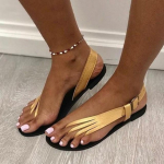 Uus Suvi Uued Naiste Lamedad Sandaalid Pl&auml;tud Rihmad Lame K&uuml;lg &Otilde;&otilde;nes Mood Sandaalid Rannakingad Zapatillas Mujer 37 kuld