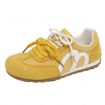 2025 Jaapani stiilis Tabi Ninja kingad Naistele Retro Suede Lamedad Jalan&otilde;ud Split Hoof Toe Paadikingad Femme Mary Jeans Moccasins Ballerina King 35 kollane