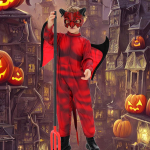 Children's Cosplay Costume Pack Fancy Dress Jumpsuit Tail Soft Suitable for Carnival Birthday L