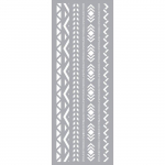 Pochoir d&eacute;co 15x40 cm Peruvien