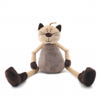 Armas pehme kassim&auml;nguasi, pikk jalg, kaisunukk, t&auml;istopitud multikas loomad lapsed rahustavad m&auml;nguasjad lastele kingitus 50cm hall v&auml;rv