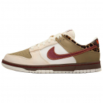 Nike Dunk Low Khaki Team Red Naiste tossud Tan Baroque-Brown Pearl-White IM6687-262 36.5