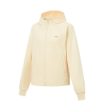 Li Ning Fitness Series Fliisvoodriga Lahtise L&otilde;ikega Kapuutsiga Spordihoodie Naiste dressipluus AWDV944-1