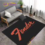 Fender p&otilde;leva kitarri mustriga vaip elutupp magamistuba Kohvi jooga matid k&ouml;&ouml;k Ukse Laste libisemiskindlad matid Alfombra s&uuml;nnip&auml;evakingitus 40x60cm16x24in gray