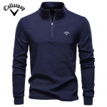 Callaway 2025 S&uuml;gis/Talv Tikandiga Uus Suur Paar P&uuml;stkrae Poollukuga Pikkade Varrukatega Saksa Samet Soe Aluskiht Kampsun M