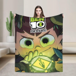 Ben 10 V&auml;lismaalane Tekid Soe Pehme Uudsus Palus Visketekk &Uuml;li&otilde;pilastele Diivan Voodi Flanell Voodikate Voodikate 30x40in