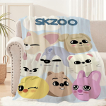 Kpop poisteb&auml;ndi multikas S-Skzoo-S Armas tekk Palus uinak Diivanivaip elutuppa Kontorisse Magamistuppa S&uuml;nnip&auml;evaks Kodu Reisimine Laste kingitused 30x40in