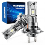 H7 LED-esituli, 30 000 lm, 700% heledam, 6500 K, jahe valge, integreeritud H7 LED, H7 valge