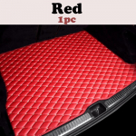 Car trunk mat for Honda CRV 2007 2008 2009 2010 2011 Cargo Liner Carpet Interior Parts Accessories punane