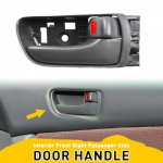 Right Passenger Side Gray ide Door Interior Handle For 04-2010 Toyota Sienna