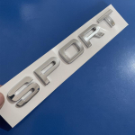 1 tk Uus 3D ABS SPORT T&auml;hed Embleem Auto Tagumine Pagasiruumim&auml;rk Discovery Evoque Range Rover L494 L320 jaoks Sport Kleebis