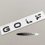 3D ABS Logo G-O-L-F Embleemi T&auml;hed Rinnam&auml;rk Auto Tagaluugi Kleebis G-ol-f 4 5 6 7 8 MK4 MK5 MK6 MK7 MK8 Tarvikutele GOLF-NEW must