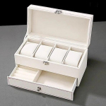 Klassikaline Luksuslik Kahekihiline Kellakarbi Organisaator Meestele Must PU Nahast Kellakohvri Hoidik Hoiukarp Kvarts Kelladele Kingitus Ehtekarp