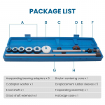 Universal Engine Camshaft Cam Bearing Tool tallation & Removal Kit for Vehicles 1.125 ~2.69 Carry Case