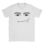 Anime Robot Robloxi N&auml;gu Mood T-s&auml;rgid Naiste L&otilde;busad T-s&auml;rgid Meeskonnakaelusega L&uuml;hikeste Varrukatega T-s&auml;rgid Naiste R&otilde;ivad Harajuku T-s&auml;rgid XXXXXL valge
