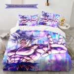 Dragon Ball Super Muster Voodipesu, Tekikomplekt Tekikate Padjap&uuml;&uuml;r Kodu S&uuml;nnip&auml;evakingitus (1 * tekikott + 2 * padjap&uuml;&uuml;ri, ilma s&uuml;damikuta) 135x200cm
