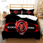 S-Scania Veoauto Kotkapea Tekikott Tekk Voodipesukomplektid Pehme Tekikate Ja Padjap&uuml;&uuml;rid Teismelistele &Uuml;hekohalineKahekohalineKuningannaKuningas EU Double(200*200cm)3pcs
