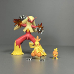 Anime Pokemoni kuju Blaziken Evolutsioonir&uuml;hm PVC tegevuskujud Kollektsioonimudel M&auml;nguasjad Kingitused