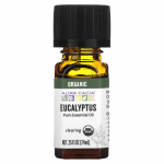 Aura Cacia, Puhas eeterlik &otilde;li, Orgaaniline eukal&uuml;pt, 0,25 fl oz (7,4 ml)