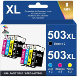 503XL &uuml;hilduv Epson Wf 2960 kassetiga ja Epson 503 503XL kassettidega Epson Expression Home Xp-5200 Xp5200 Xp-5205 Epson jaoks