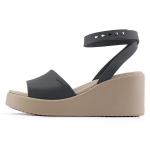 Crocs Brooklyn Pahkluurihmaga Kiiludega Sandaalid 'Must Beež' Naiste 209406-07H 39-40
