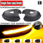 VW 10-18CC Passat B7 Scirocco 09+ MK3 D&uuml;naamiline Peegli Indikaator Vilkur K&uuml;lgmine LED Suunatuli J&auml;rjestikune EOS12-18 Beetle