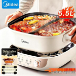 Midea 5,5L kahe tsooniga elektriline kuum pott & grill