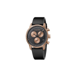 Calvin Klein CK Kvartsiseeria Kell Kvartsliikumine Nahkrihm 43Mm Must Tihvt Meeste kellad K2G17TC1 Black