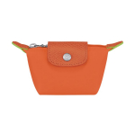 Longchamp Le Pliage Green Snap-kinnitusega t&otilde;mblukk Taaskasutatud l&otilde;uendist k&auml;ekott Rahakott Naiste k&auml;ekott Oranž 30016919P69 Orange