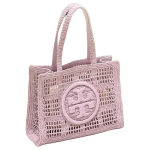 Tory Burch Ella Logo Kootud Disainiga Kandekott Naiste kandekott Helelilla 158040-500 Basic Set (Bag+Dust Bag)