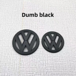 VOLKSWAGENI VW jaoks 2 tk Auto Esiv&otilde;re/Tagumine Embleemi Katteid Logo Kleebis Volkswageni VW GOLF 5 6 7 8 MK5 MK6 MK7 MK8 POLO S jaoks GOLF 5 matt must v&auml;rv