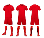 Jalgpallis&auml;rkide komplekt Meeste treeningus&auml;rk Tr&uuml;kitud s&auml;rk Laste t&auml;iskasvanute spordis&auml;rk Jalgpalli meeste s&auml;rk adult 3xl size (height 180-185cm) punane