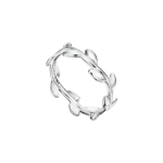 Tiffany & Co. Paloma Picasso&reg; Oliivilehe Disain T&auml;hega Graveeritud Sterling H&otilde;bedast S&otilde;rmus Naiste s&otilde;rmused GRP06620 6