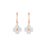 Swarovski Latisha Neljaleheline Ristikujuline Kristallk&otilde;rvar&otilde;ngad Naiste k&otilde;rvar&otilde;ngad Roosa Kuld 5420249 Box (Random Color)