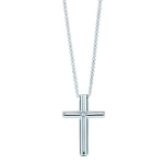 Tiffany & Co. Risti Hea &Otilde;nne 925 H&otilde;bedast Kaelakee Unisex kaelakee 24088421 Box+Shopping Bag