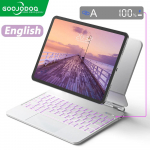 GOOJODOQ Maagiline klaviatuur iPad Pro 11 iPad Pro 13 Air 6 Air 5 Air 4 Pro 12.9 6. 5. 4. 3. p&otilde;lvkonnale Multi-Touch puuteplaadiga Pro 11 2024