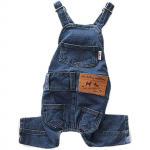 Koerapluusid R&otilde;ivad Denim &Uuml;ldseelikud, Kutsika Džinsjakk Sling Jumpsuit Kost&uuml;&uuml;mid, Moodsad Mugavad Sinised P&uuml;ksid R&otilde;ivad L sinine