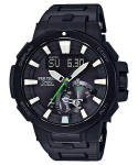 Casio meeste roostevabast terasest 200M veekindel digitaalne &auml;ratuskell kvartsmehhanismiga PRW-7000FC-1 must