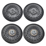 Honda &uuml;hilduvad muruniiduki rattad mudelitele HRR216 HRS216 HRT216, 8-tollise l&auml;bim&otilde;&otilde;duga, 2-tollise laiusega, koos hammasratta ja klambriga 2pcs frontrear