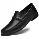 Luksuslik Kvaliteetne Mokassiinid Meeste Slip-On Nahast Pruun Disainer Meeste Kingad Pehme Tald Mugavad Nahast Kingad &Auml;ri Kleit Mood 37 must