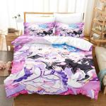 Anime Re Zero Voodipesu Emilia Rem Komplekt Tekikate Magamistoa Tekikatted &Uuml;he Twin King Suuruses Tekikate Kodutekstiil T&ouml;&ouml;riist 70x133cm 2pcs