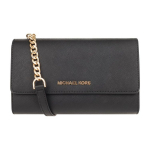 Michael Kors Jet Set Travel Kett &Uuml;hev&auml;rviline Nahast &Otilde;lakott Rahakott Crossbody kott Naiste kotid Must 35S9GTVC3L-BLACK Basic Set (Bag+Dust Bag)