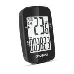 COOSPO BC107/BC26 Jalgrattaarvuti GPS Traadita Jalgrattas&otilde;idu Odomeeter Kiirusm&otilde;&otilde;tur 2.4 FSTN Bluetooth5.0 ANT+ Veekindel GPS BDS BC26-B black