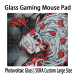 W-WALLHACK SP004 Klaasist Hiirematt Drift SORA YUME Matist Pinnaga Lauaplaat Karastatud FPS Kohandatud Kontori M&auml;nguri Hiirematt 45X40CM 25x20