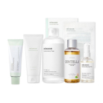 Mixsoon Centella parim 6-astmeline nahahoolduskomplekt (Puhastusvaht + Tooner + Essents + Maskipakk + Pihusti + Rahustav kreem) white